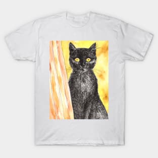 Black cat T-Shirt